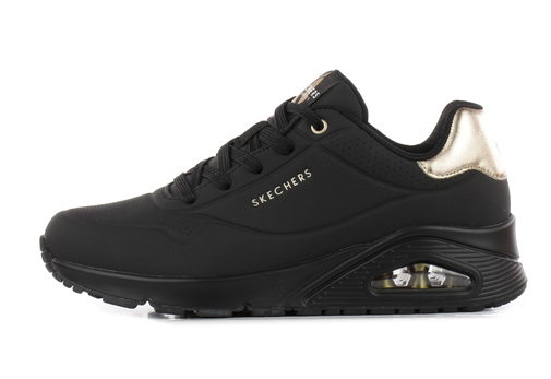 Skechers női fűzős sneaker cipő 177094/BBL UNO GOLDEN AIR BLACK