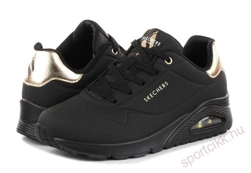 Skechers női fűzős sneaker cipő 177094/BBL UNO GOLDEN AIR BLACK